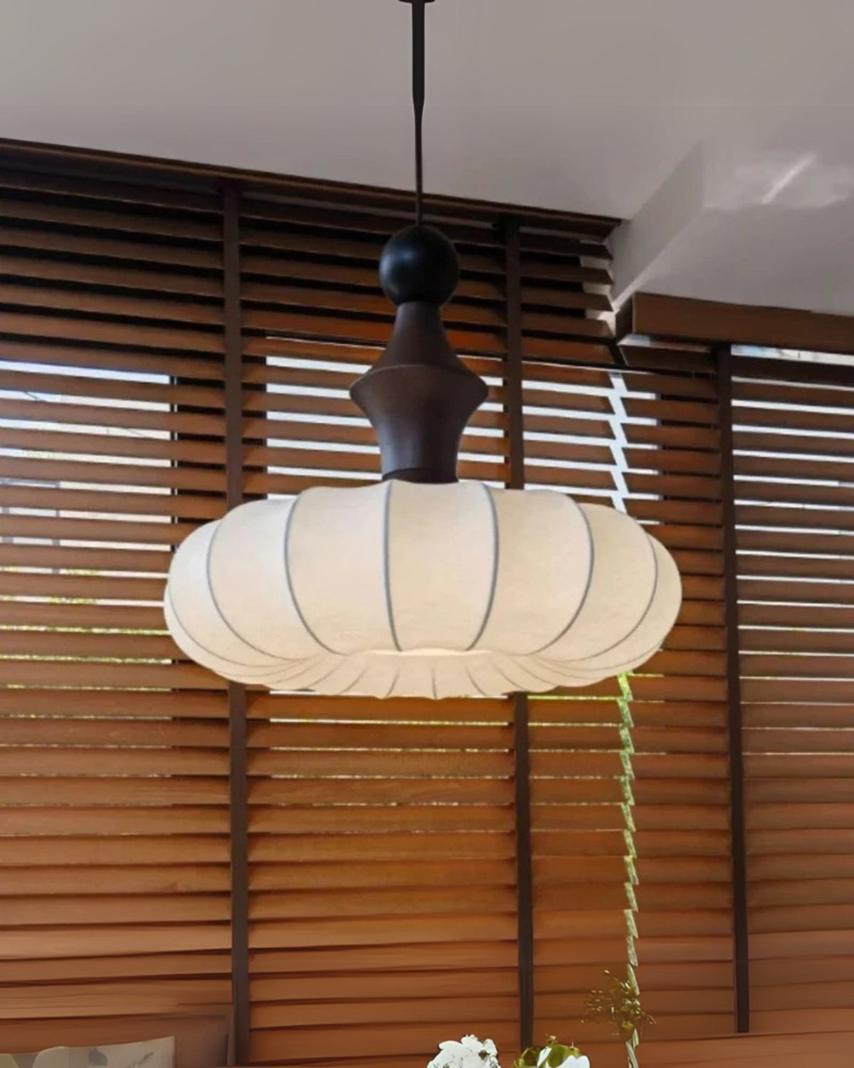 Luxurious Fabric Table Lamp with Cozy Glow