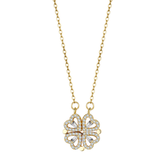 Beautiful Gold Heart Pendant Necklace - Befez