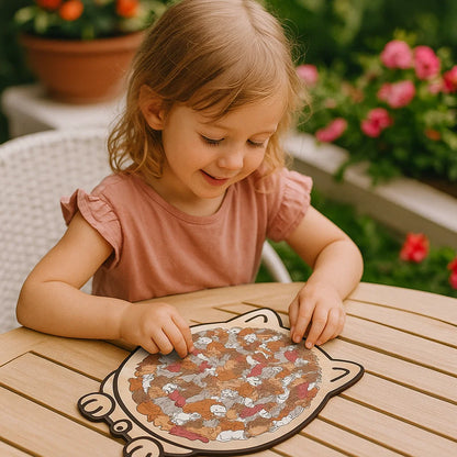 Befez | Wooden Cat Interactive Toy