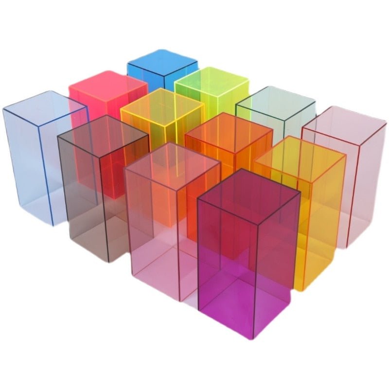 Vibrant Plastic Display Container Box
