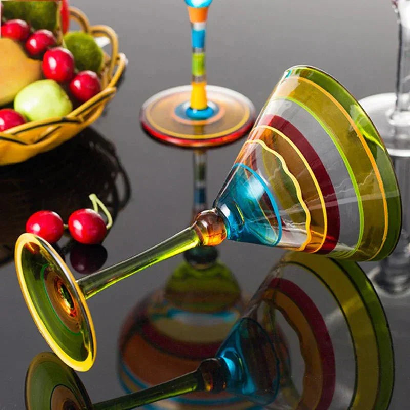 Vibrant Party Margarita Glass
