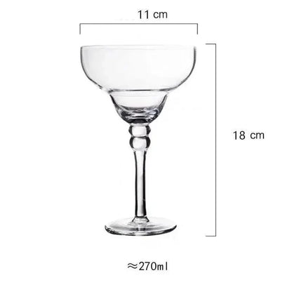 Vibrant Party Margarita Glass