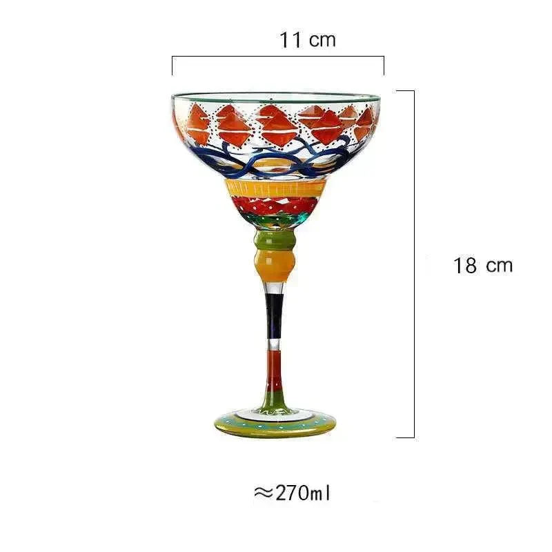 Vibrant Party Margarita Glass - Befez