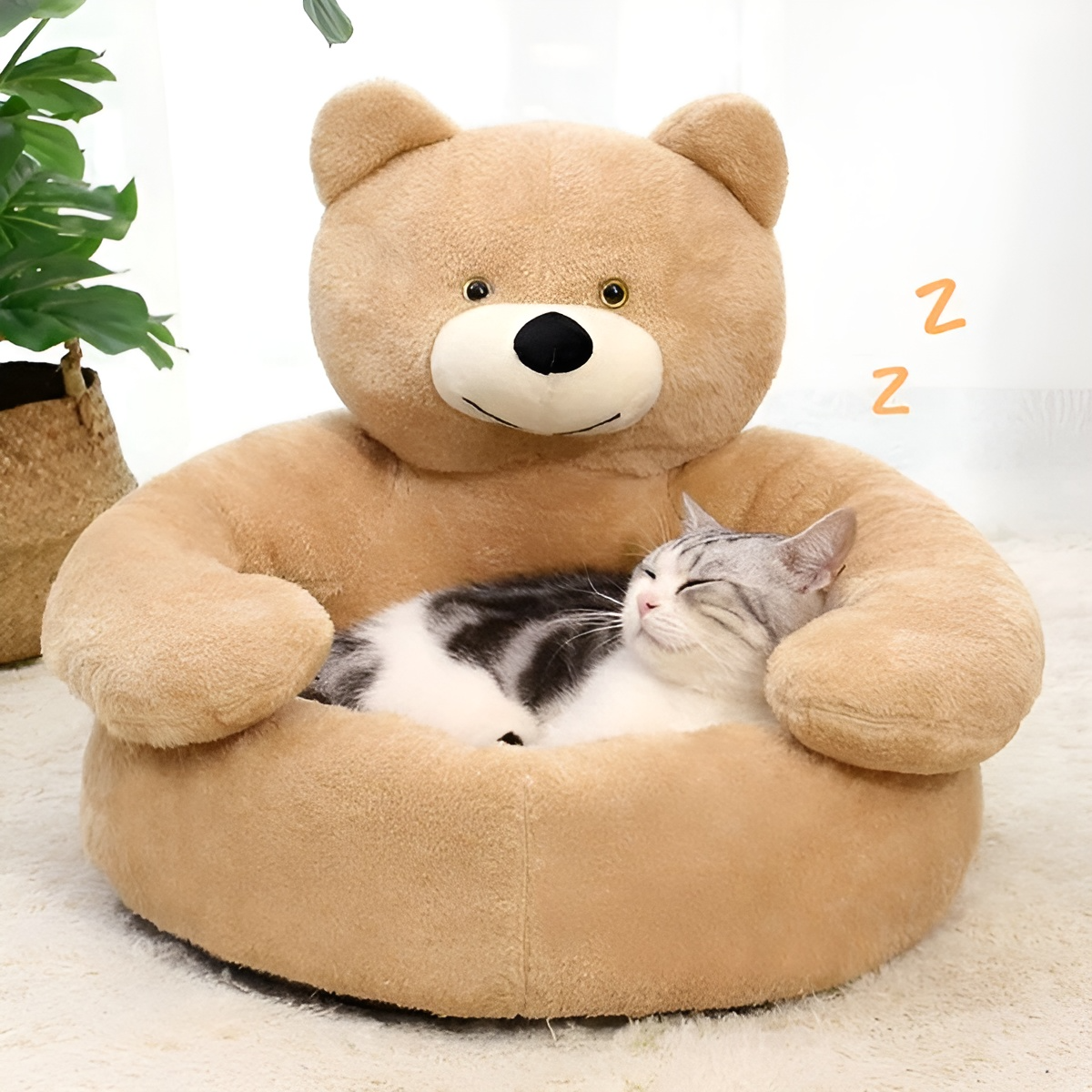 Plush Pet Bed - Soft Fleece Cushion - Befez