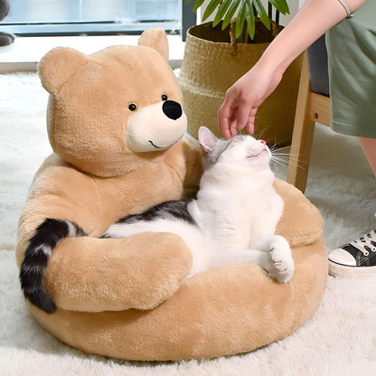 Plush Pet Bed - Soft Fleece Cushion