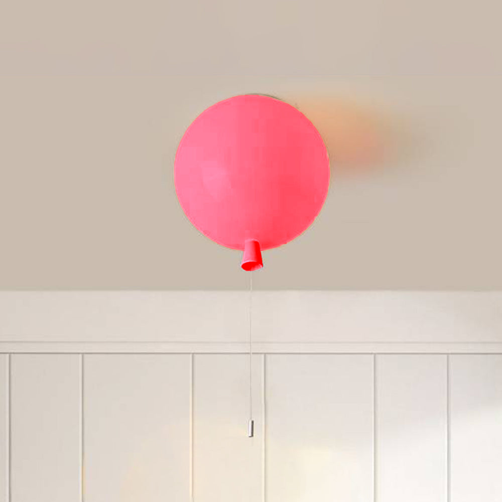 Slim Contemporary LED Globe Ceiling Light