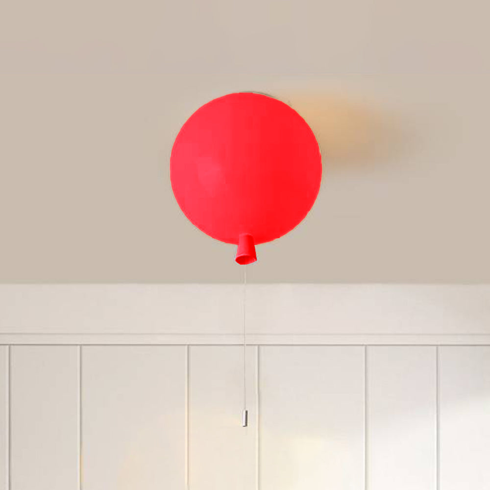 Slim Contemporary LED Globe Ceiling Light