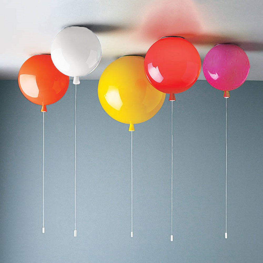 Slim Contemporary LED Globe Ceiling Light