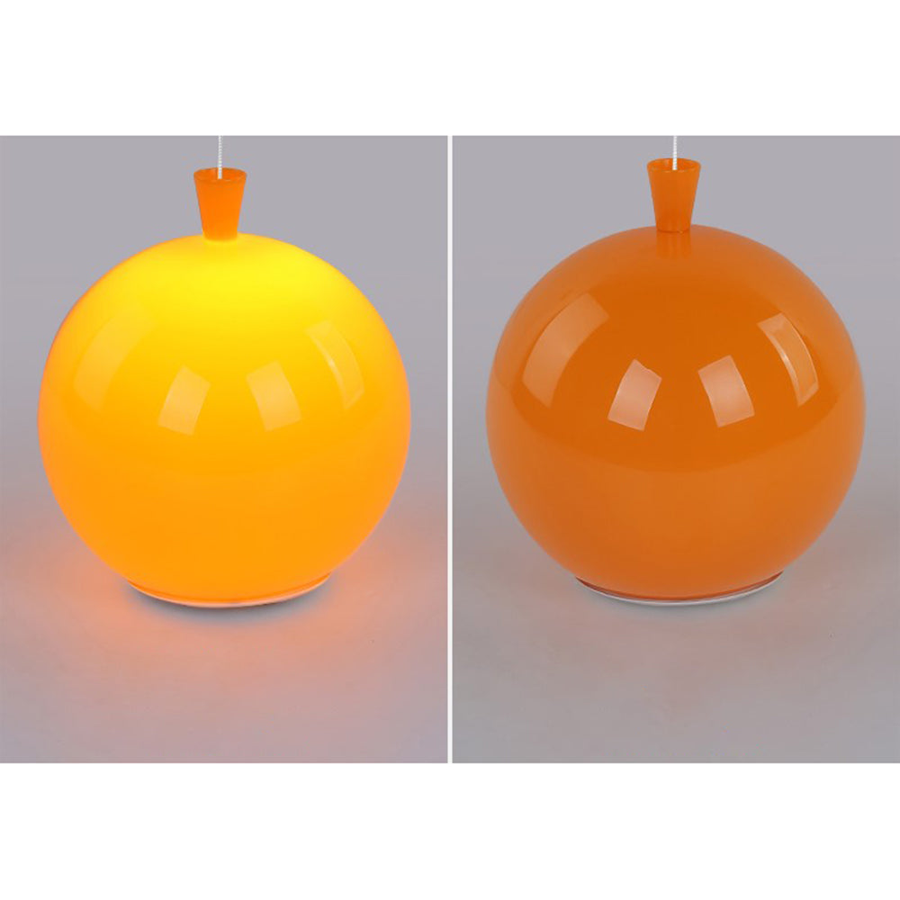 Slim Contemporary LED Globe Ceiling Light