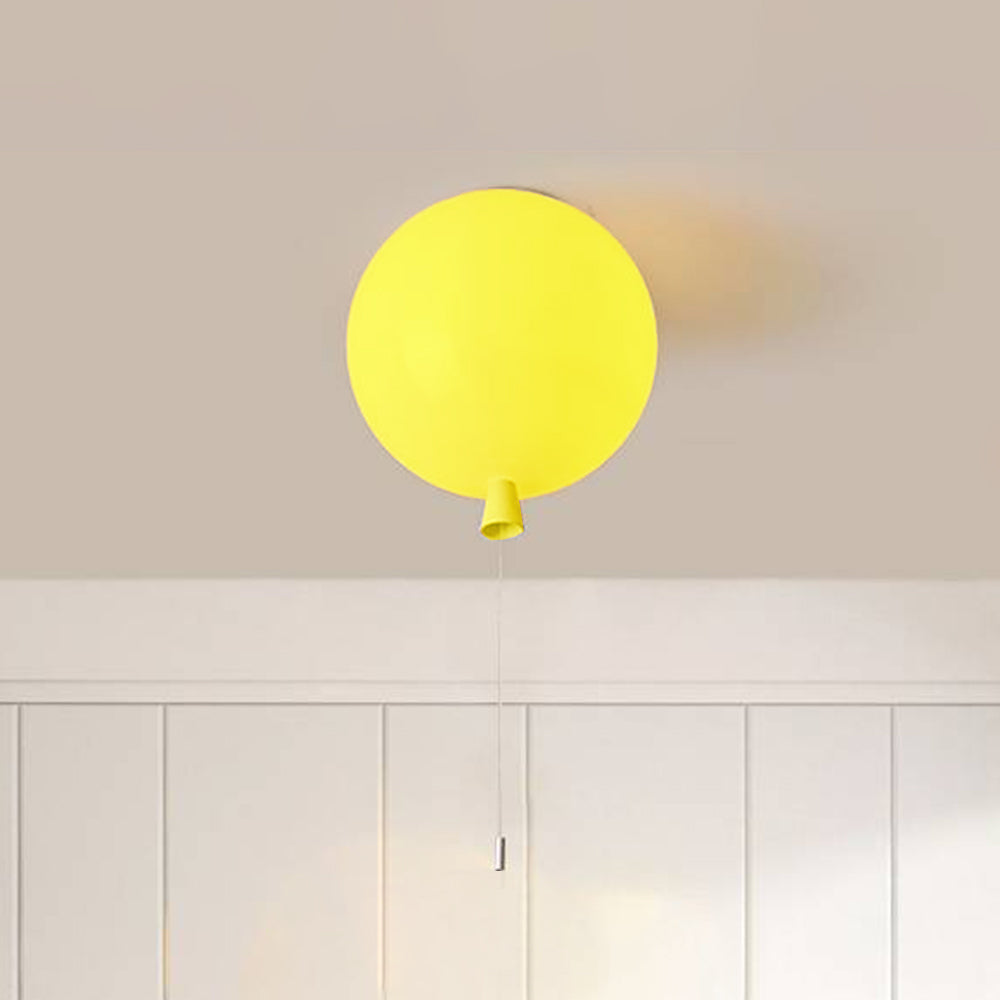 Slim Contemporary LED Globe Ceiling Light