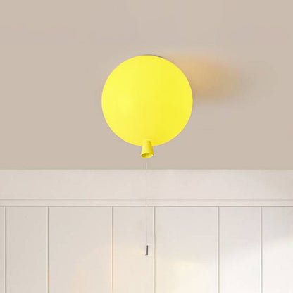 Slim Contemporary LED Globe Ceiling Light