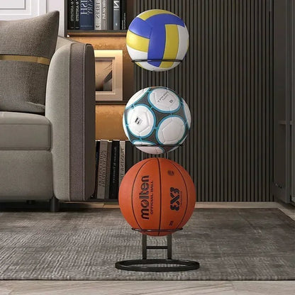 Space Saving Sports Ball Organizer Rack