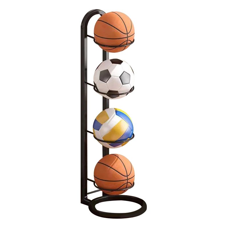 Space Saving Sports Ball Organizer Rack