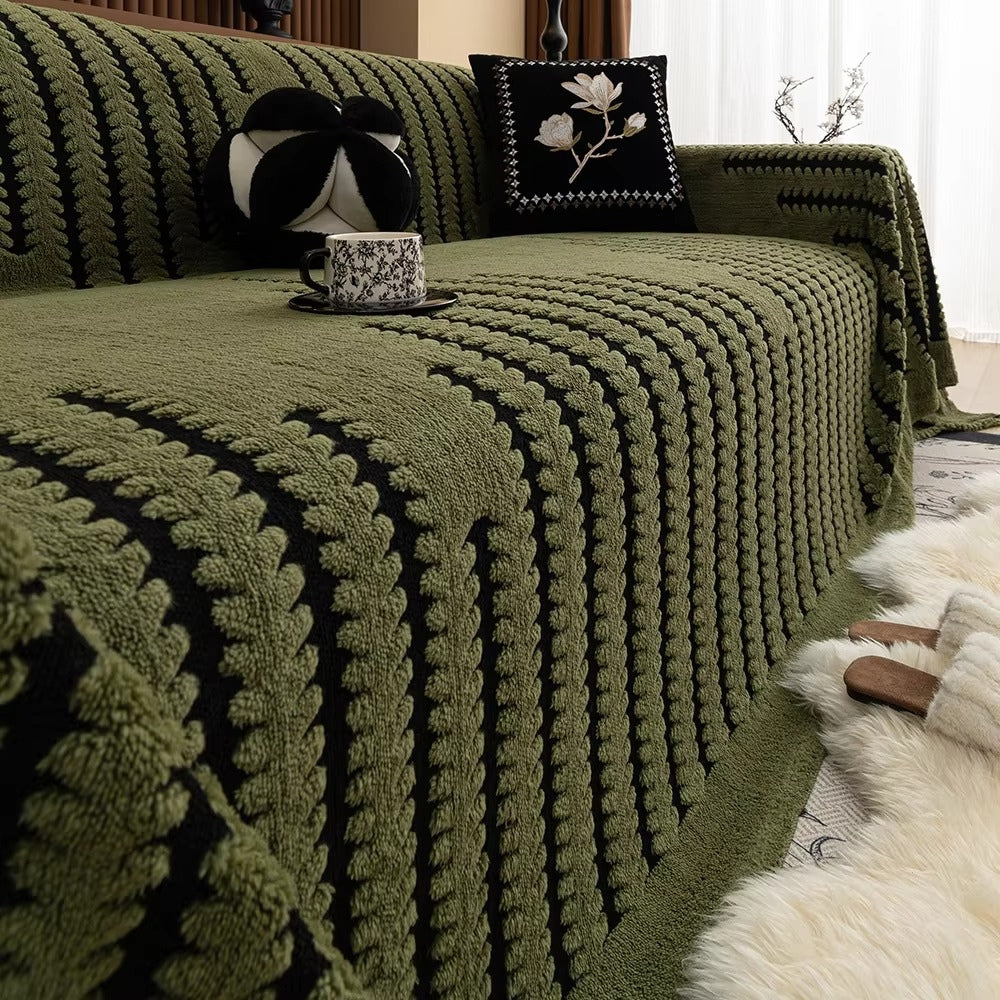 Comfortable Faux Leather Sofa Slipcover