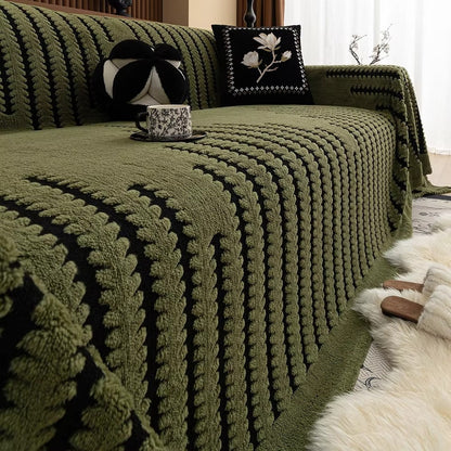 Comfortable Faux Leather Sofa Slipcover