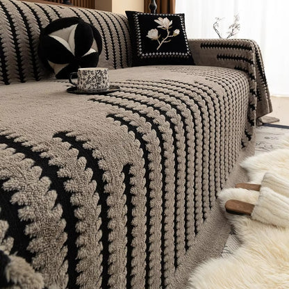 Comfortable Faux Leather Sofa Slipcover