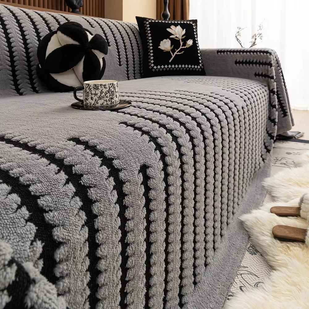 Comfortable Faux Leather Sofa Slipcover
