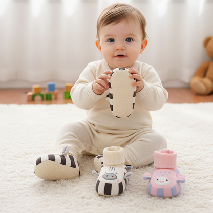 Soft Baby Bootie Socks - Warm & Grip Sole