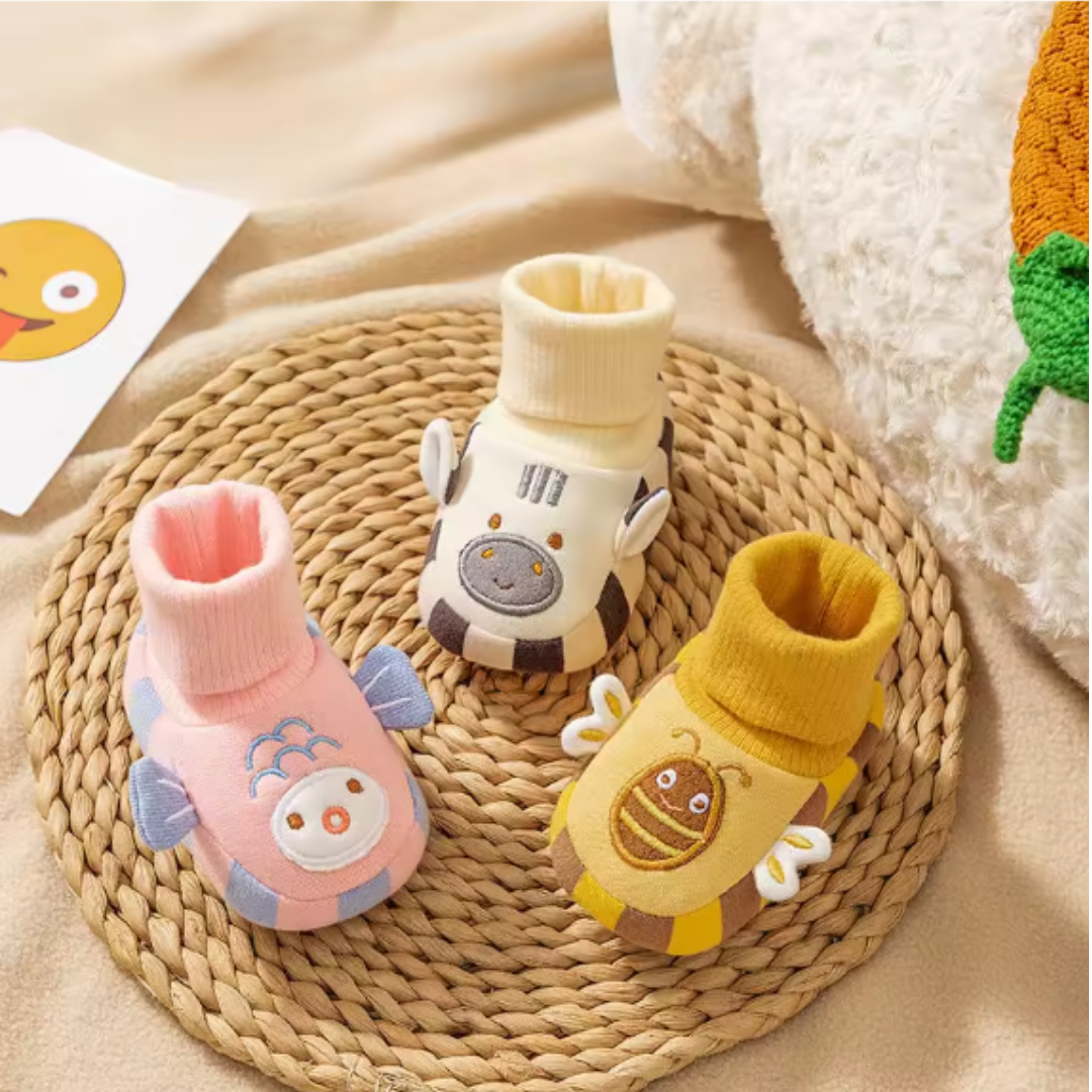 Soft Baby Bootie Socks - Warm & Grip Sole