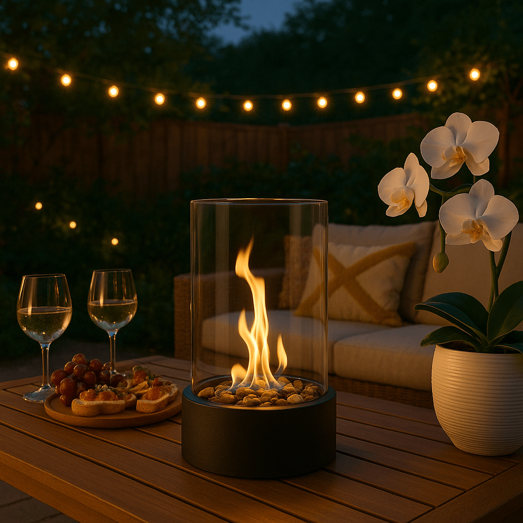 Warm Indoor Table Fire Pit with Realistic Flames - Befez