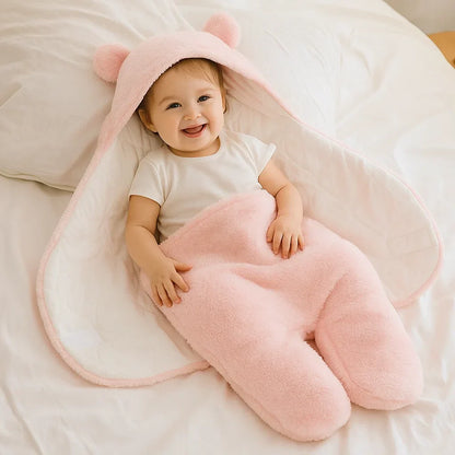 Adorable Bear Baby Blanket and Pajama Set