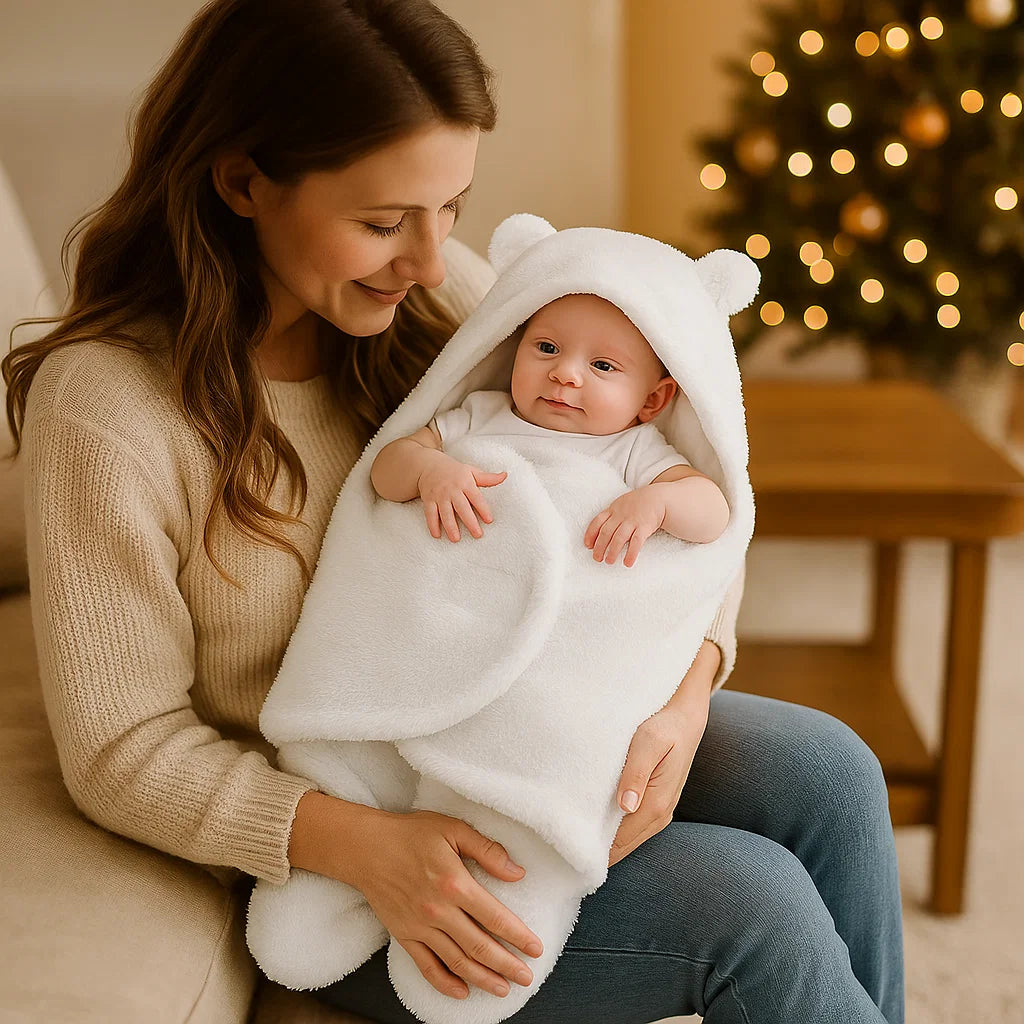 Adorable Bear Baby Blanket and Pajama Set - Befez