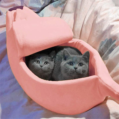 Comfy Plush Animal Sleeping Bed