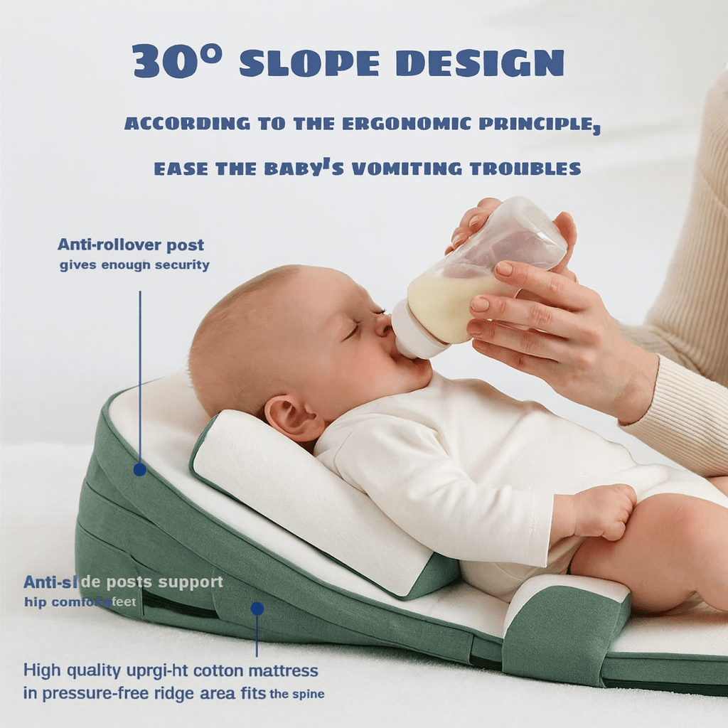 Comfortable Baby Pillow for Side Sleeping Newborn Support