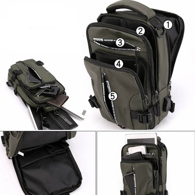 Waterproof City Crossbody Travel Bag