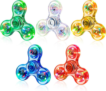 Colorful Glow LED Fidget Spinner Toy