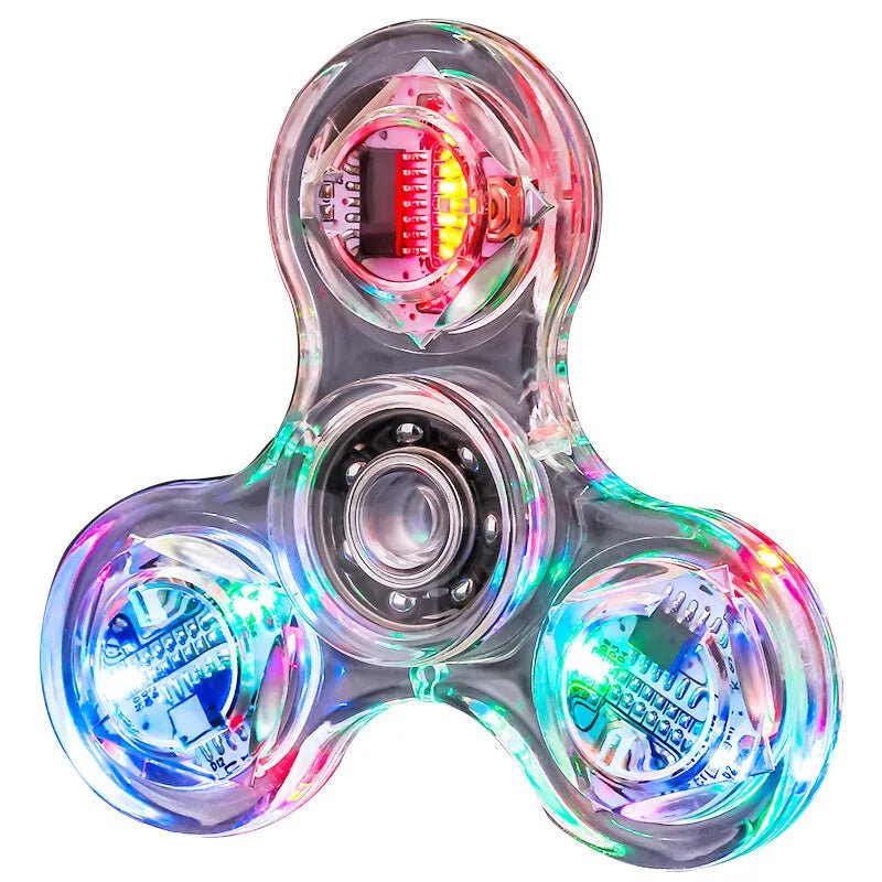 Colorful Glow LED Fidget Spinner Toy - Befez