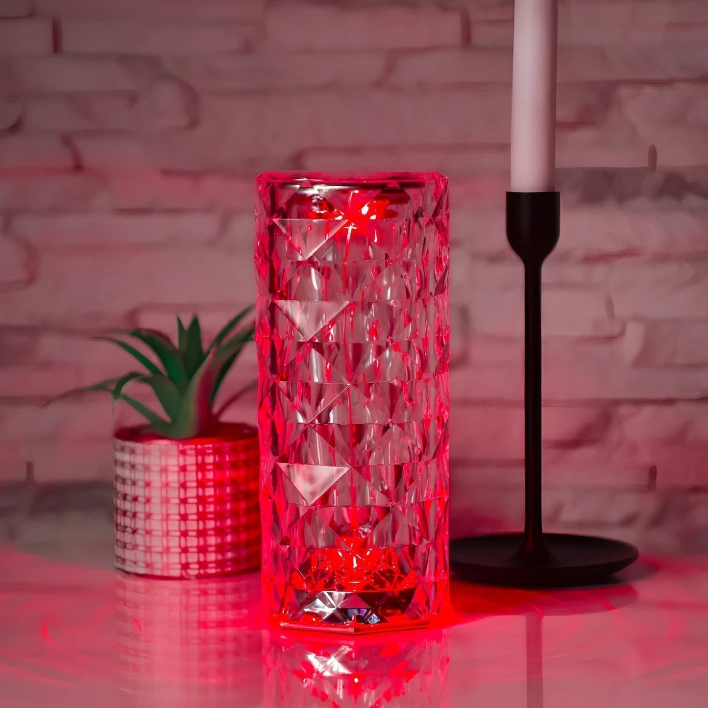 Stylish Glass Desk Lamp with Sensor Switch