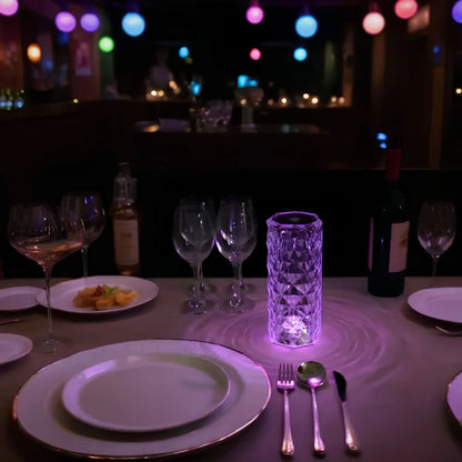 Stylish Glass Desk Lamp with Sensor Switch