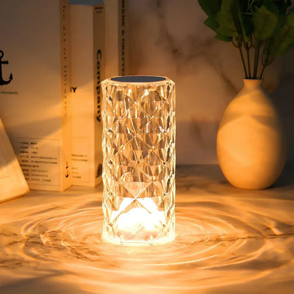 Stylish Glass Desk Lamp with Sensor Switch