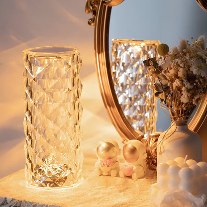 Stylish Glass Desk Lamp with Sensor Switch