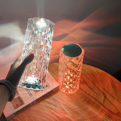 Stylish Glass Desk Lamp with Sensor Switch