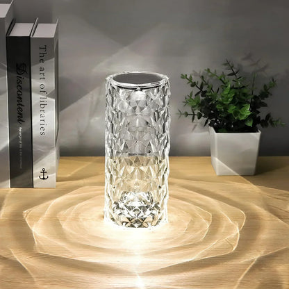 Stylish Glass Desk Lamp with Sensor Switch