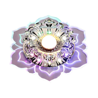 Luxurious Crystal LED Ceiling Light Fixture