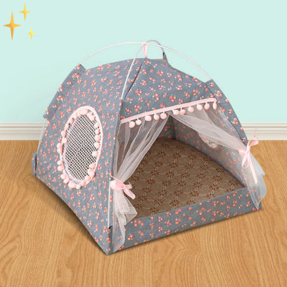 Cozy Animal Play Tent with Doors