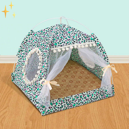 Cozy Animal Play Tent with Doors
