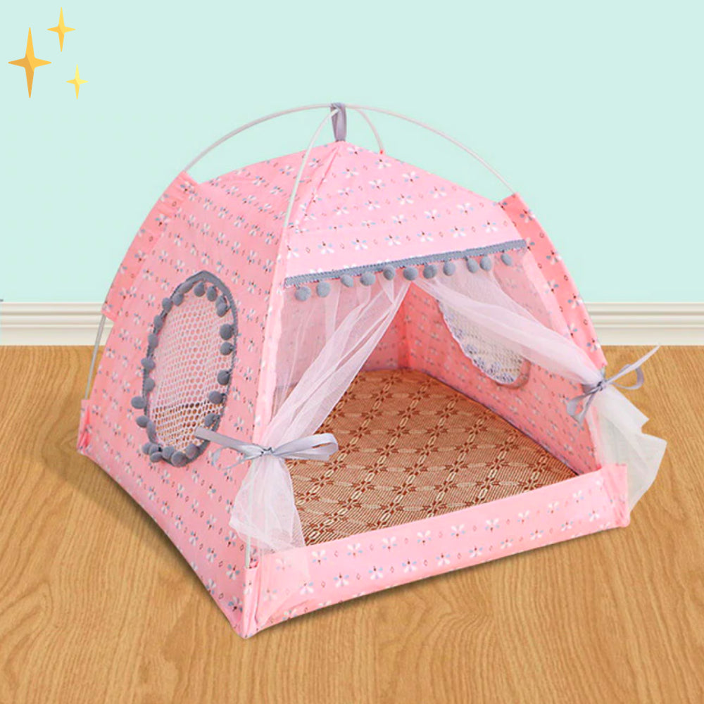 Cozy Animal Play Tent with Doors