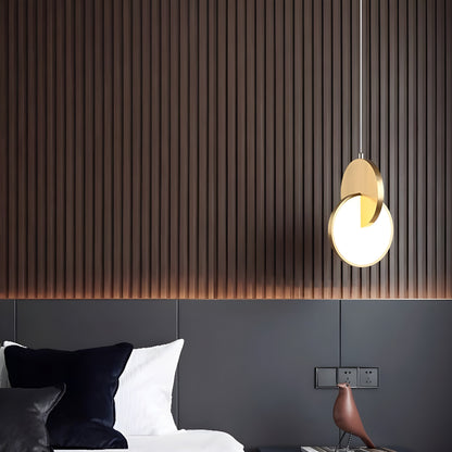Stylish Round LED Hanging Light with Soft Warm Glow