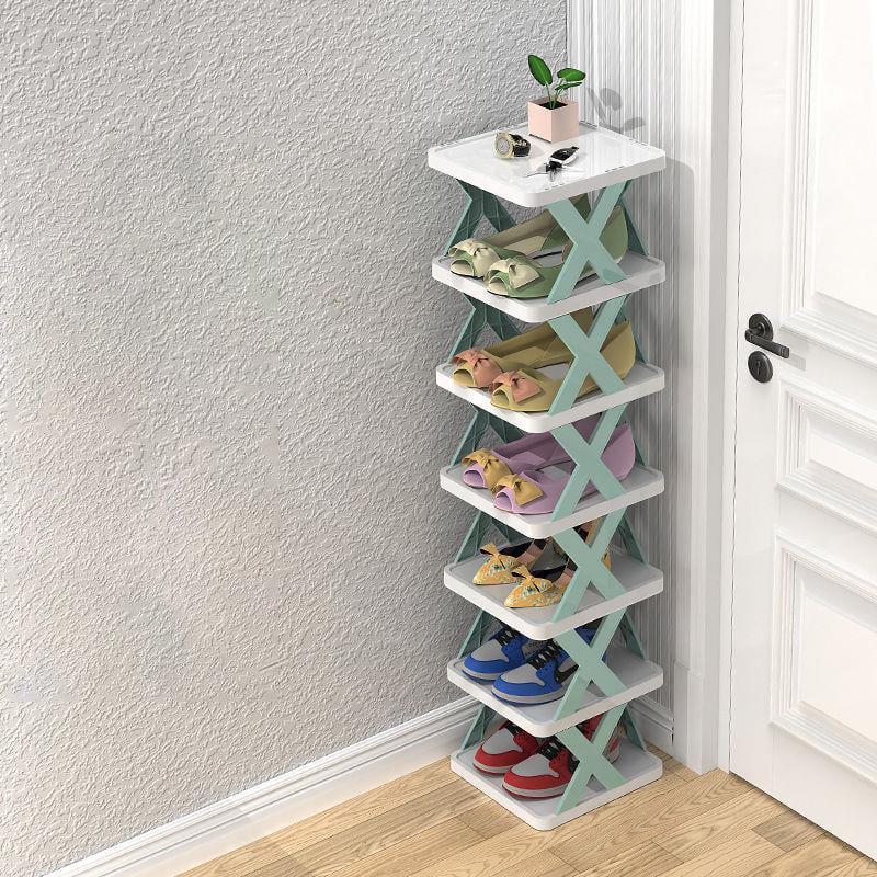 Compact 3-Tier Stackable Shoe Organizer