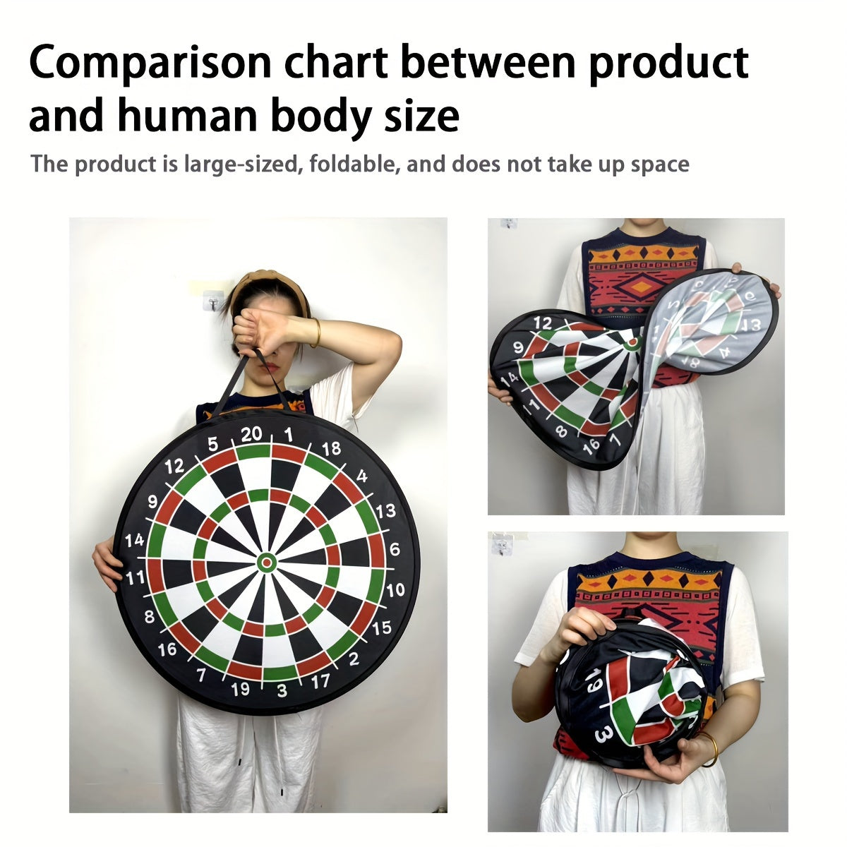 Big Soft Dart Board for Home and Outdoor Play