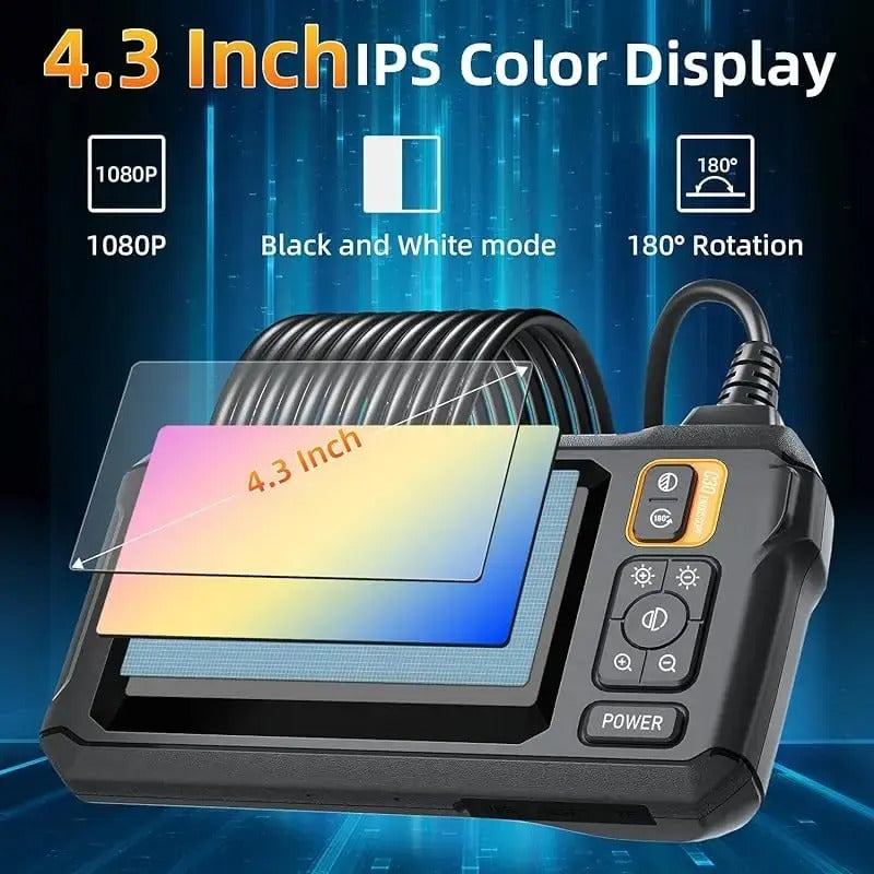 Pro Commercial Inspection Camera - 1080p HD 4.3 Inch Screen