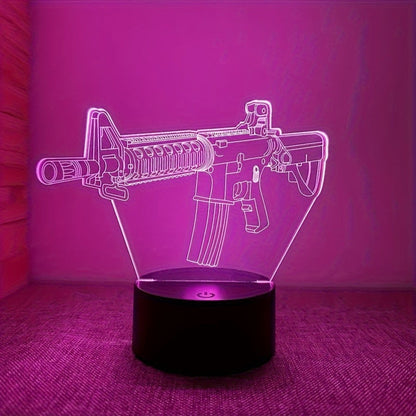 Sleek 3D LED Touch Desk Lamp