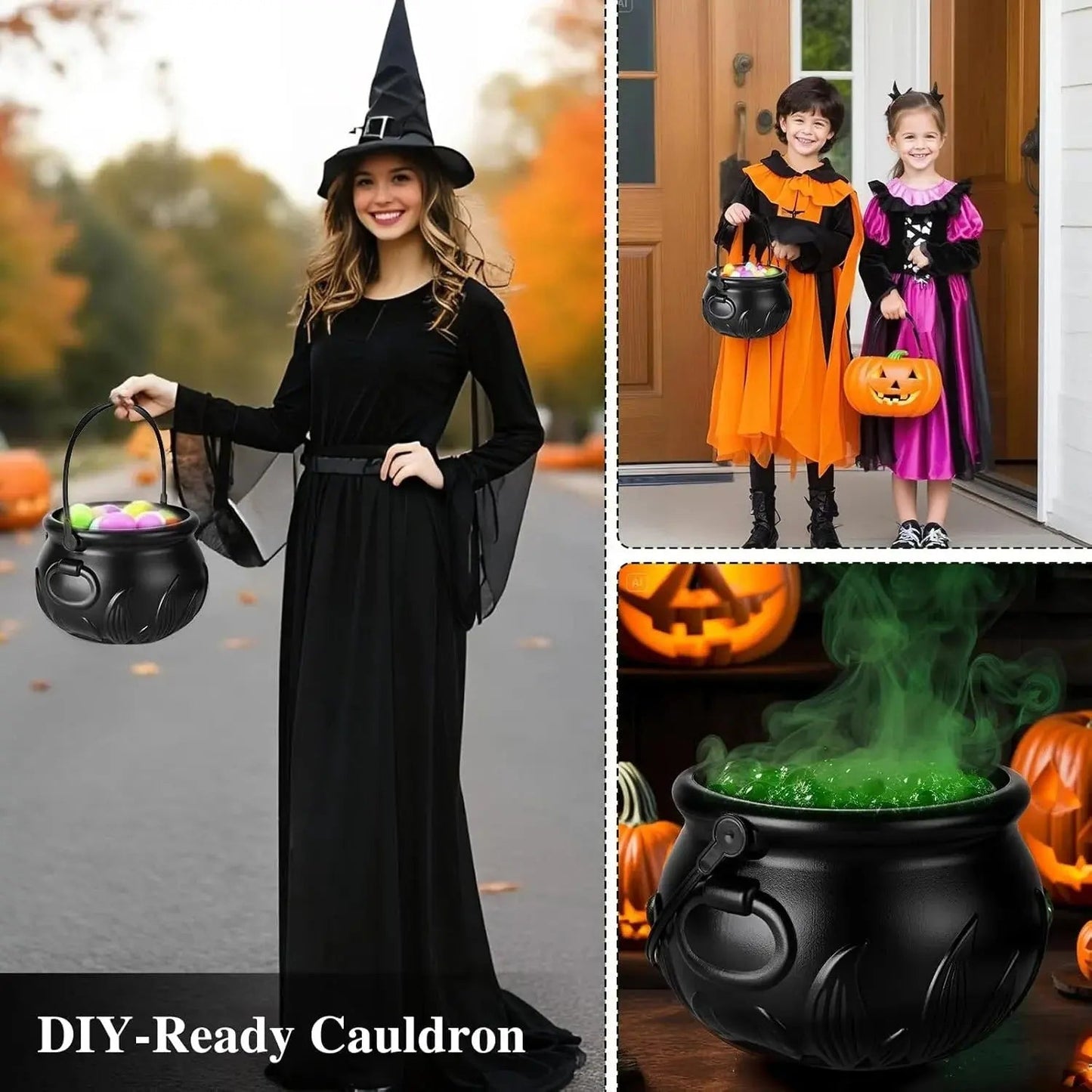 Spooky Fog Cauldron with Mysterious Mist Effect
