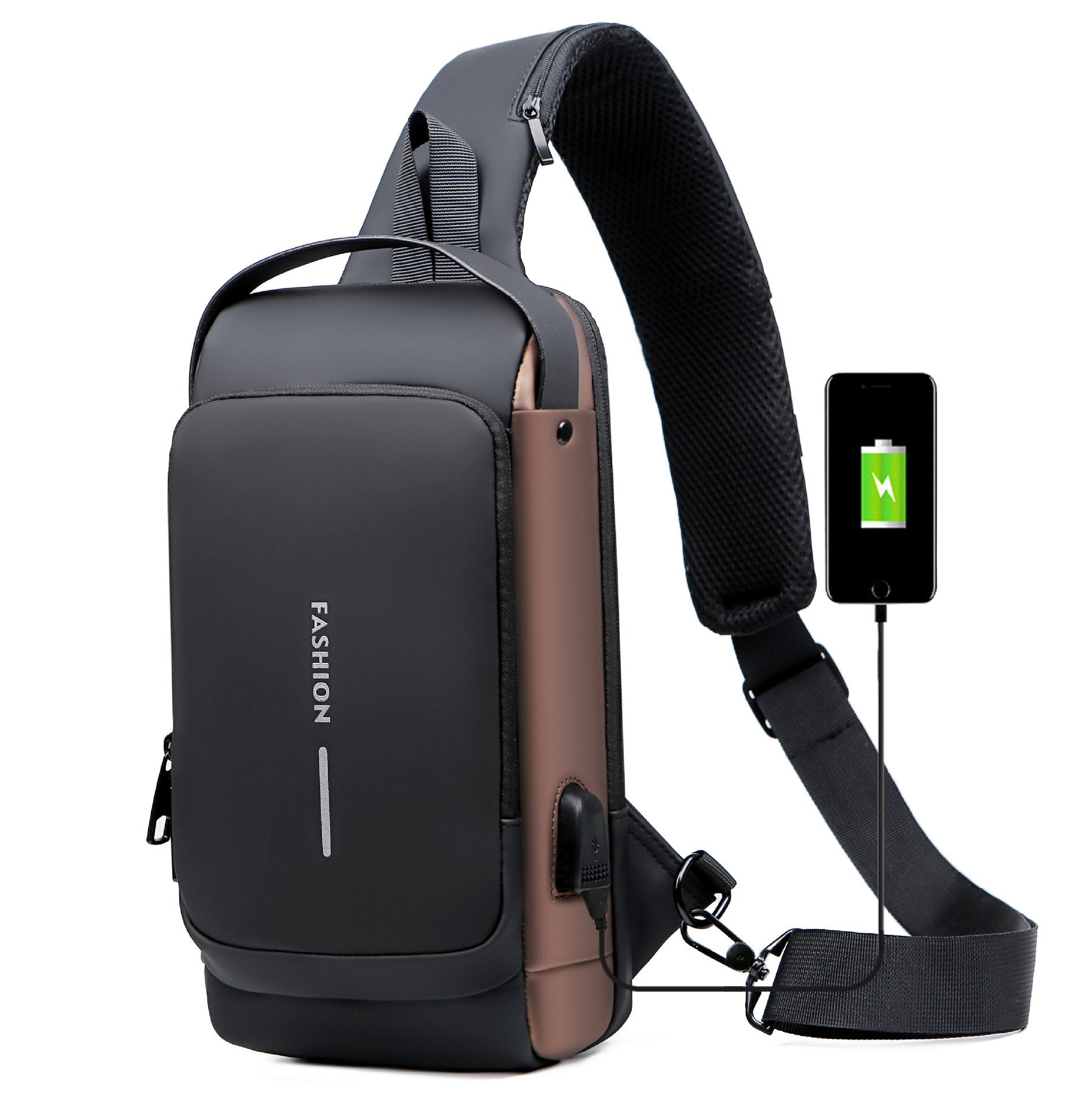 Secure Crossbody Bag with USB Charging Port - Befez