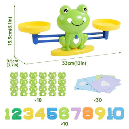 Colorful Learning Frog Balance Game Toy