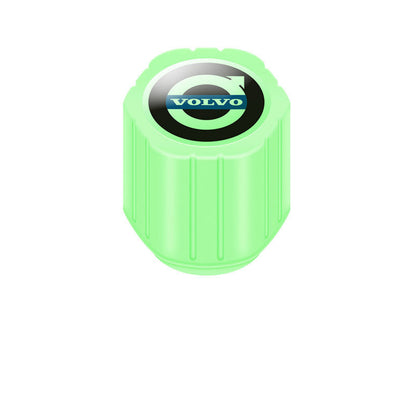 Bright Green LED Tire Valve Stem Caps 20 Pack